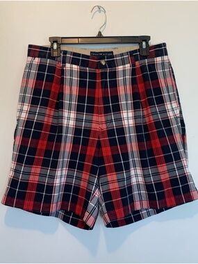 Y2k Tommy Hilfiger Preppy Plaid Shorts